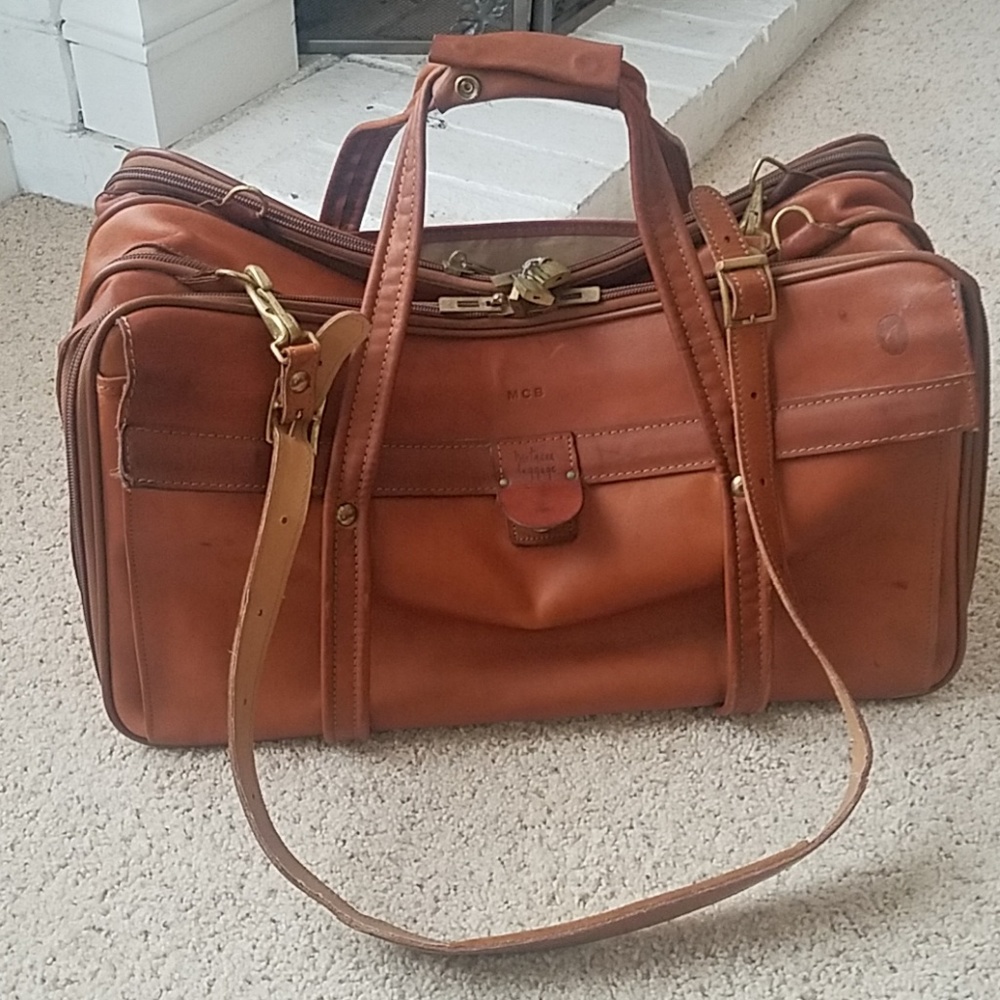 Hartmann all-leather duffle